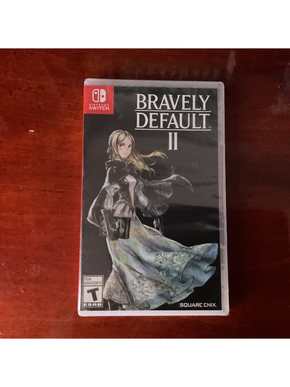 Square Enix Bravely Default Ii Nintendo Switch Game Case Cover Art Black Edition